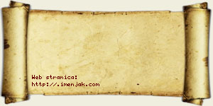 Tanja Ćosić vizit kartica